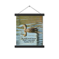 Poster with hangers