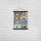 Poster with hangers