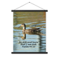 Poster with hangers