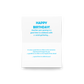 Happy Birthday card