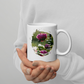 White glossy mug